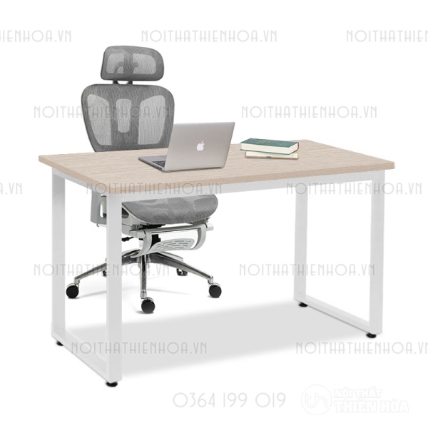 Bàn làm việc khung sắt u Đen 388