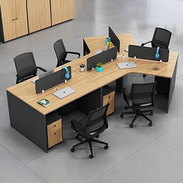 Cụm bàn làm việc (4+1) người CG05-3122