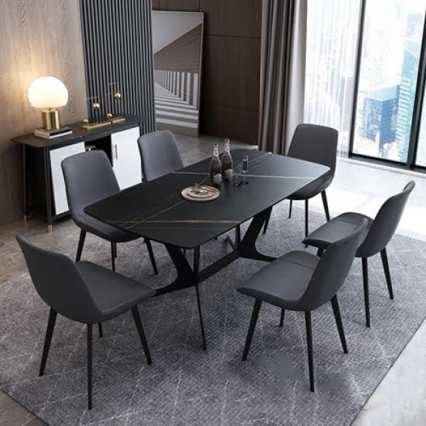 Ghế ăn bọc da chân sắt- Mã: 2512