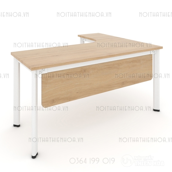 Bàn chân Oval chữ L 1m4 OV1412LY-N