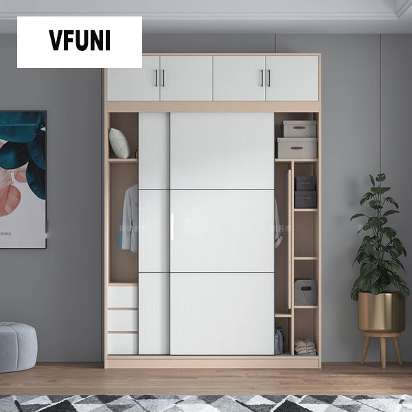 Tủ quần áo 2 cánh lùa gỗ công nghiệp TA-146