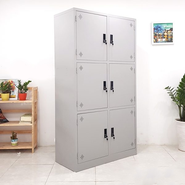 Tủ sắt 6 ngăn 09