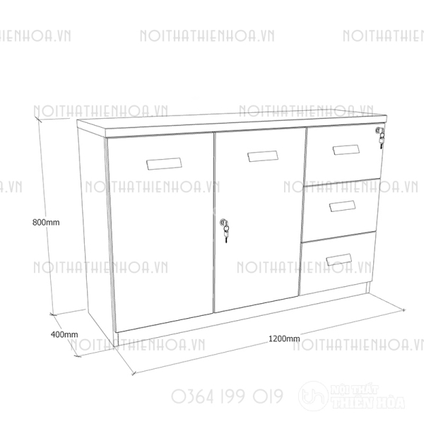 Tủ tài liệu Classic CL80-03T