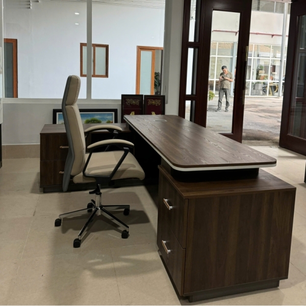 Bàn Giám Đốc Góc L Giá Tốt Sài Gòn – BGĐ52