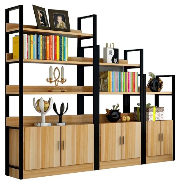 Tủ kệ trang trí kết hợp lưu hồ sơ hiện đại 02