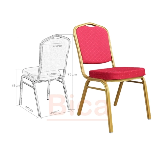 Ghế nệm nhập khẩu cho nhà hàng, hội nghị tiệc cưới Thiên Hòa- Mã 250