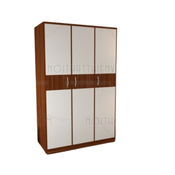 Tủ quần áo 3 cánh cải nâu