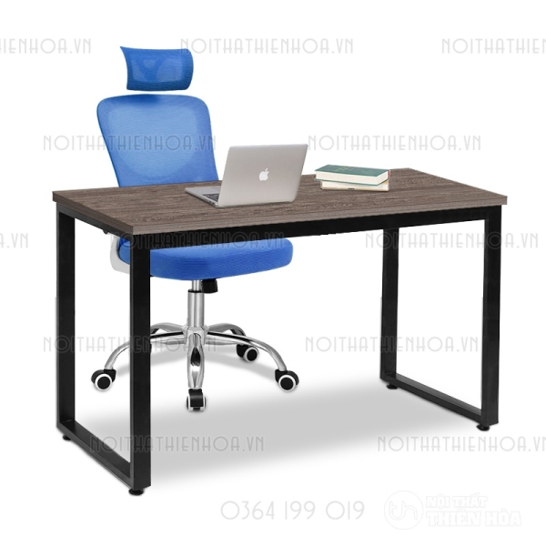 Bàn làm việc khung sắt u Đen 388
