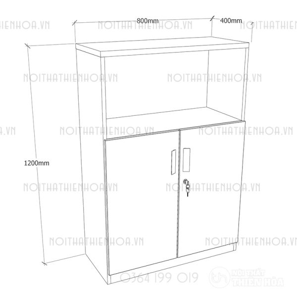 Tủ tài liệu classic CL120-03