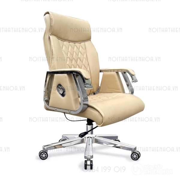 Ghế giám đốc bọc da đen cao cấp GD004