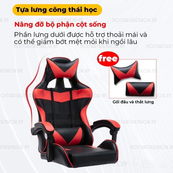 Ghế Gaming Giá Rẻ  Swift, Ngả lưng 165 độ, có gác chân