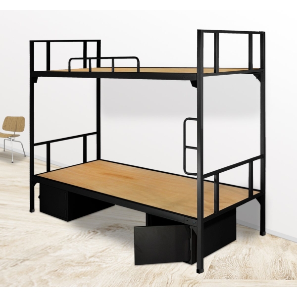 Giường sắt 2 tầng có hộc GT-03