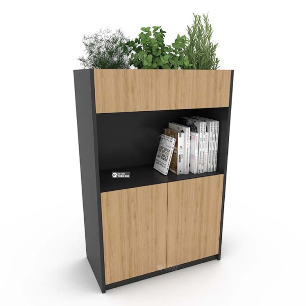 Tủ cây trang trí để hồ sơ TC2C12-426
