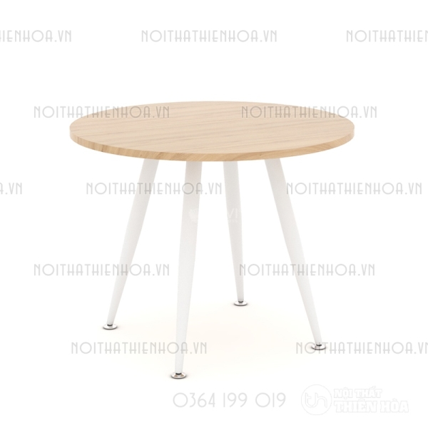 Bàn tròn chân sắt B01-80-T