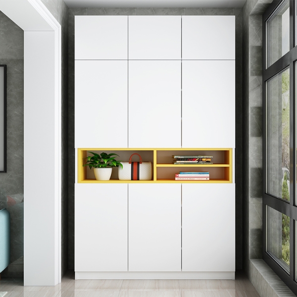 tủ quần áo 3 buồng cánh trắng TA-118
