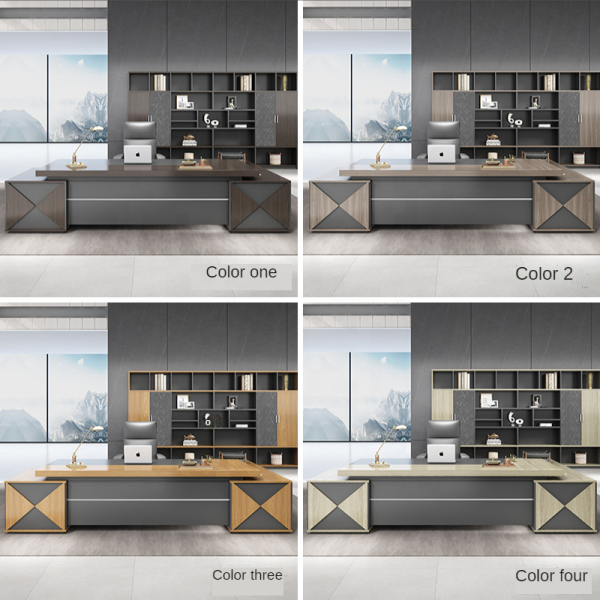 Bàn Giám Đốc Góc L Cao Cấp 2 Hộc – BGĐ19