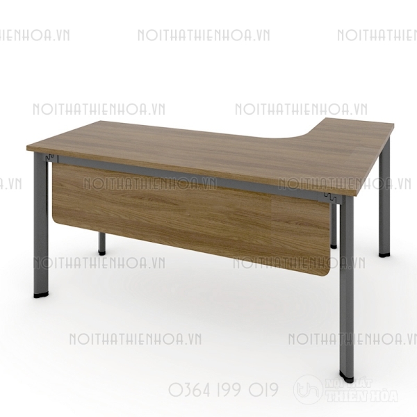 Bàn chân Oval chữ L 1m4 OV1412LY