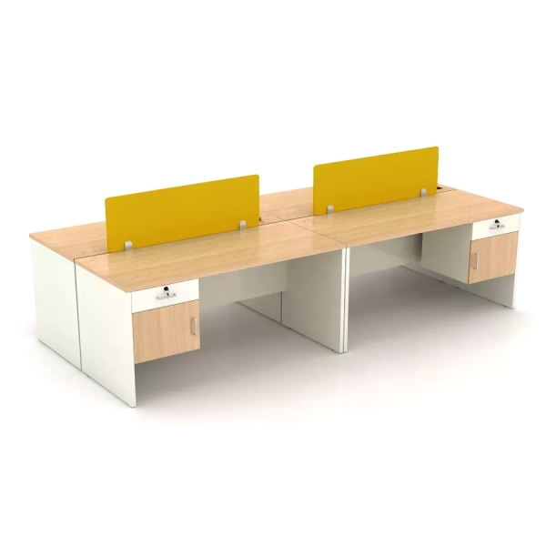Modul Bàn Làm Việc 2 người hộc treo