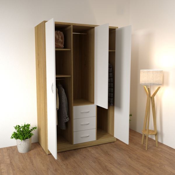 tủ quần áo 3 cánh cải TA-110