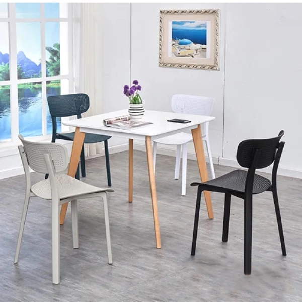 Ghế cafe fastfood nhựa PP nhập khẩu cao cấp- Mã 244