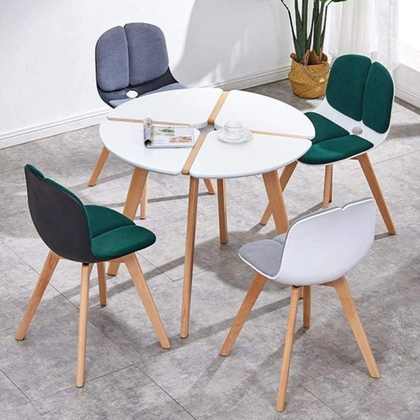 Bàn cafe tiếp khách tròn 3 chân gỗ – Mã: T136
