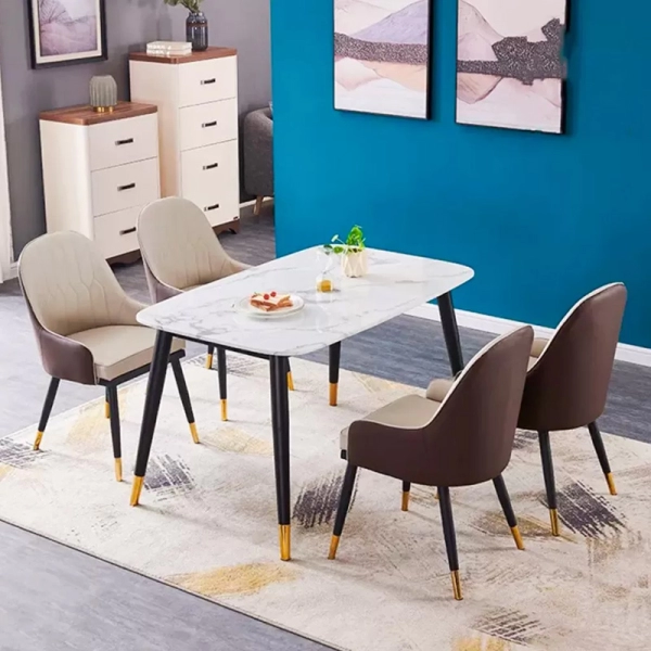 Bàn ăn mặt đá sang trọng nhập khẩu – Mã: T147