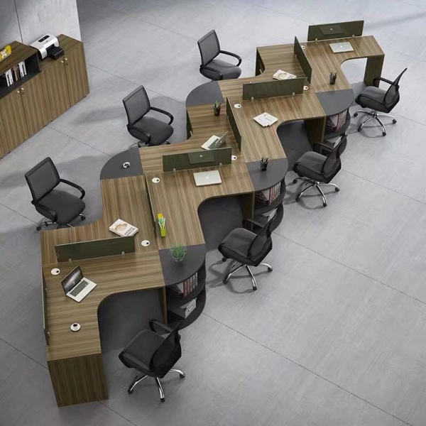Cụm bàn làm việc (6+1) người CG06-6718