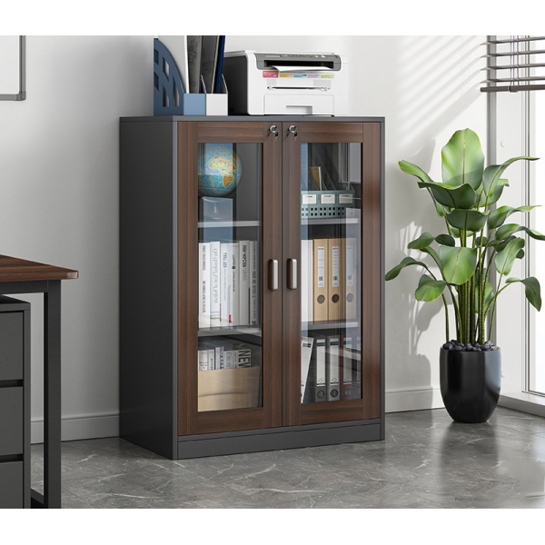 Tủ đựng tài liệu 2 cánh kính thấp – TL 36