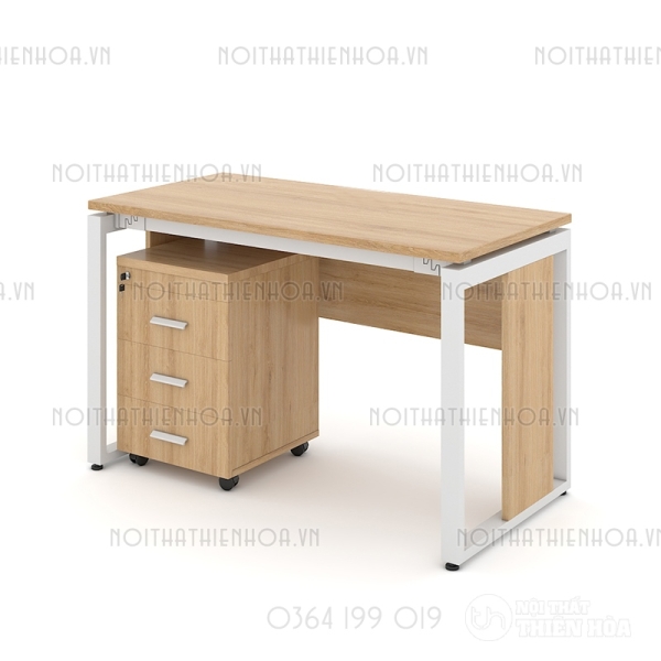 Bàn chân vuông chữ U Eos 1m2 EU12Y-1
