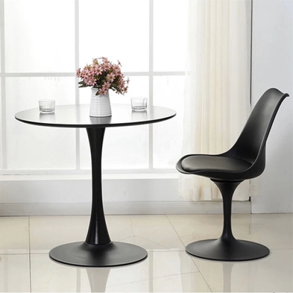 Bàn tulip tròn 60cm cho không gian hẹp- Mã: T117-60