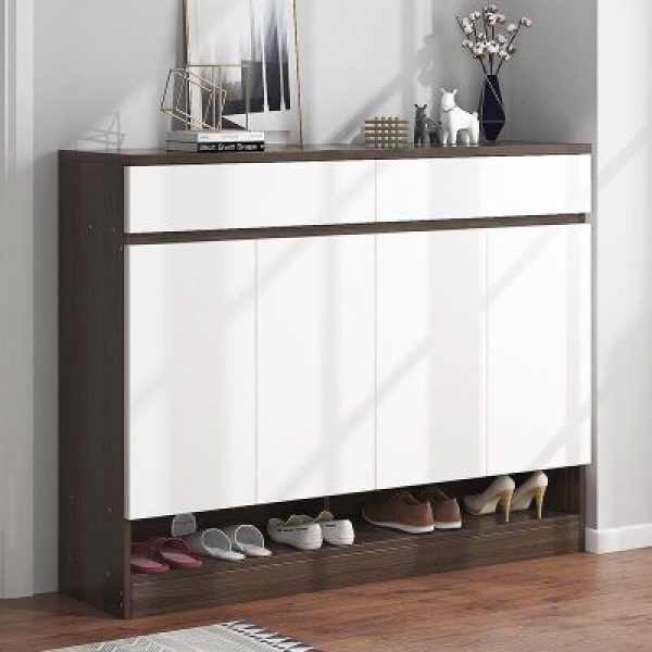 Tủ giày 4 cánh 2 ngăn kéo TG17