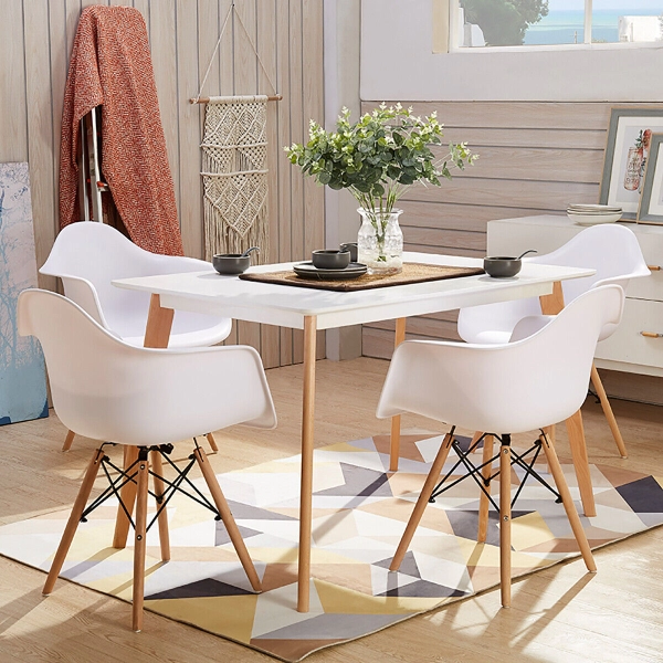Bộ bàn ăn 4 ghế hiện đại nhập khẩu giá rẻ Thiên Hòa- Mã: T124-4×209