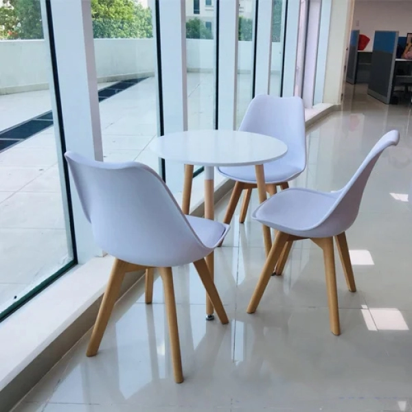 Bộ bàn tròn 3 ghế tiếp khách cho căn hộ nhỏ- Mã: T105-3×205