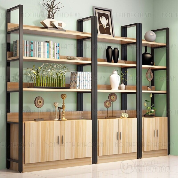 Tủ kệ tài liệu và trang trí văn phòng 02