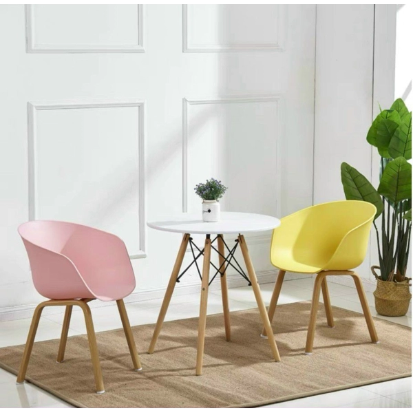 Ghế ăn hiện đại nhựa chân thép sơn tĩnh điện- Mã: 234N