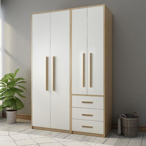 tủ quần áo 4 cánh có ngăn kéo TA-128
