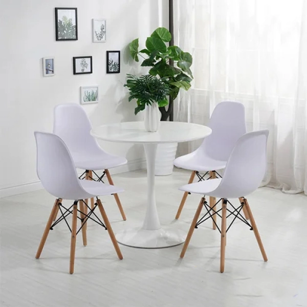 Bộ bàn tròn 4 ghế tư vấn tiếp khách hiện đại, chuyên nghiệp- T117-4×207