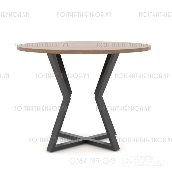 Bàn tròn chân sắt B03-80