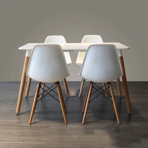 Bộ bàn ăn chữ nhật hiện đại giá rẻ cho căn hộ- Mã: T108-4×207