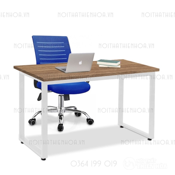 Bàn làm việc khung sắt u Đen 388
