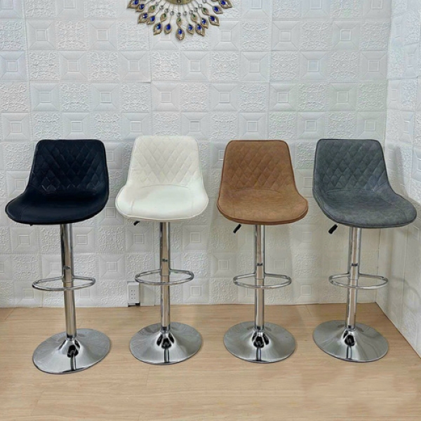 Ghế bar nệm chân trụ cao- Mã: 4116
