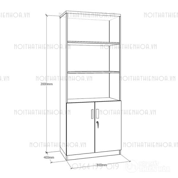 Tủ tài liệu classic CL200-03BT