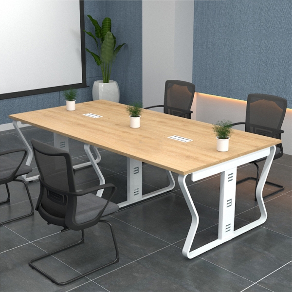 Bàn họp chân sắt Aine 2m4