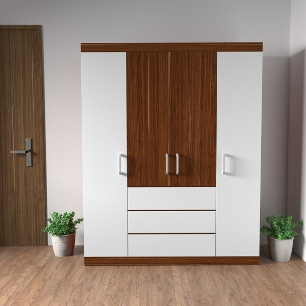tủ quần áo 4 cánh cải giá rẻ TA-107