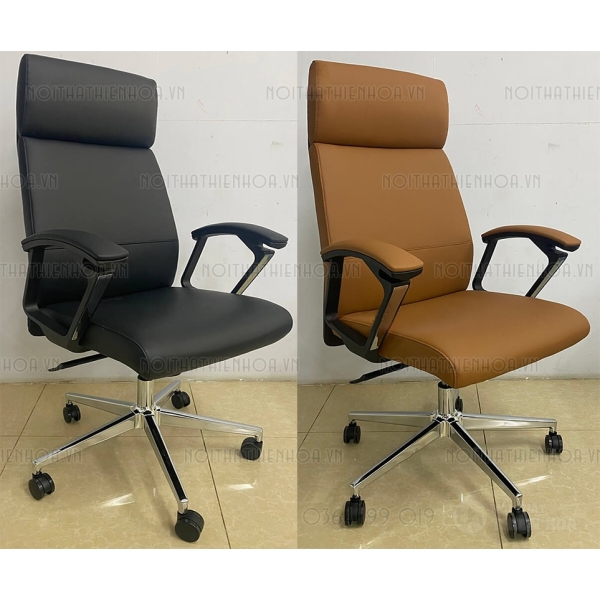 Ghế làm việc sếp, giám đốc, quản lý Ergonomic da cao cấp