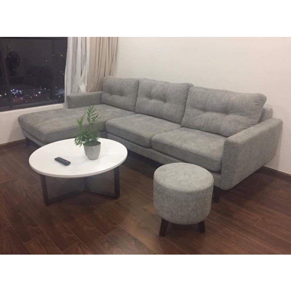 Sofa nỉ dáng dài xám – SF-29
