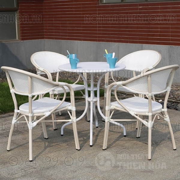 Ghế cafe nệm lưới khung nhôm ngoài trời- Mã: 280A