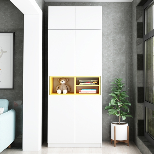 tủ quần áo 2 buồng cánh trắng TA-119