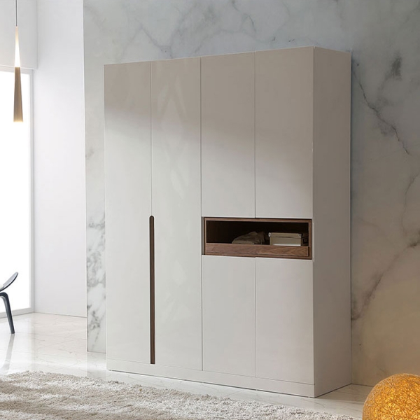 tủ quần áo cánh trắng 4 cánh mở TA-116