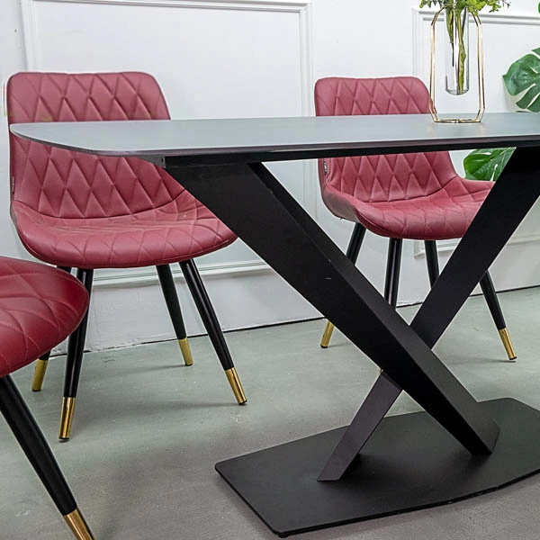 Bộ bàn ăn mặt đá sang trọng nhập khẩu- Mã: T179-4x269A